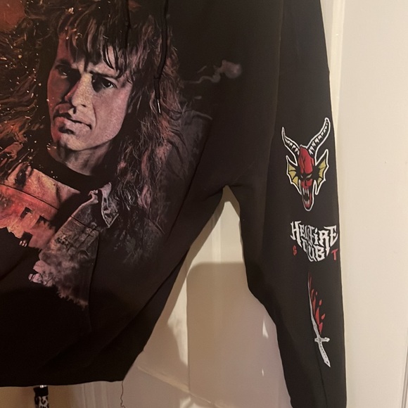 Goat Crew Stranger Things Eddie Munson Vintage Hoodie Limited Edition - Picture 6 of 7